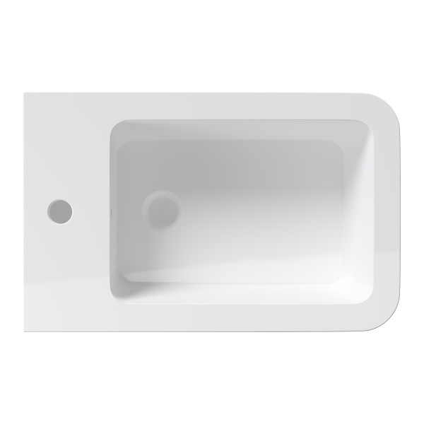 Alice Hide Square Биде подвесное 550*350, белый глянцевый