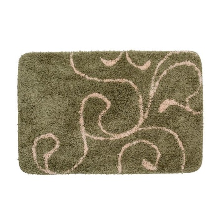 Коврик для ванной комнаты IDDIS Flower Lace 60х90 см микрофибра green 412M690I12