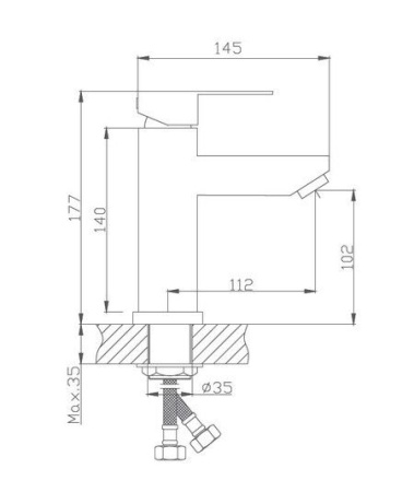 Смеситель для раковины Haiba HB10801