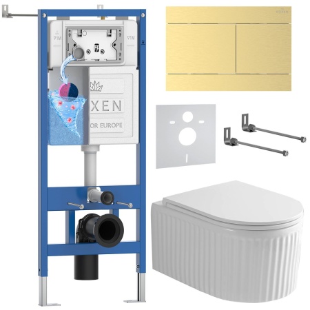 Комплект 6 в 1 RoxenBath StounFix Dual Fresh 868649 (состоит из: 710200, Velar 420300GB, 530200-01)