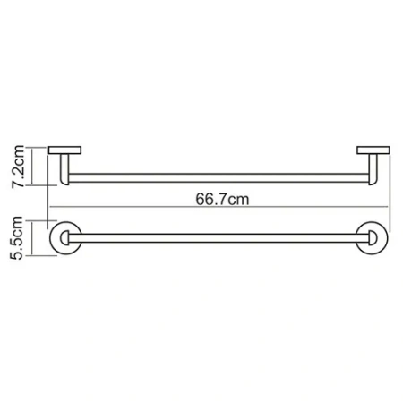 Держатель полотенец WasserKRAFT K-6230O