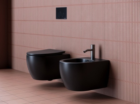 Подвесное биде Ceramicanova Play, черный матовый, CN3002MB
