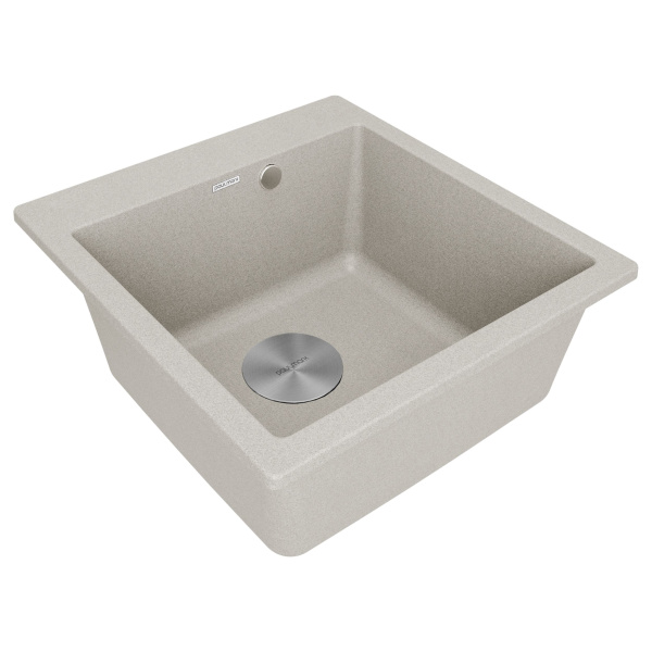Мойка KANTE 50, IT-GRANIT, PM105152-GR , серый, 510х520, Paulmark