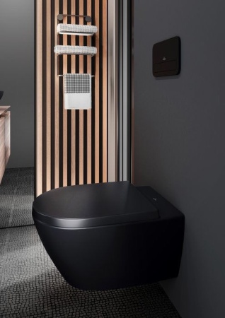 Унитаз Villeroy & Boch Subway 2.0, подвесной, открытый смыв, DirectFlush, 5614R0R7