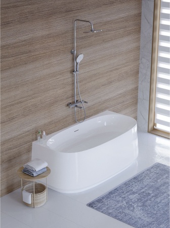 Акриловая ванна пристенная CEZARES CZR-LUX-WALL-170-80-58
