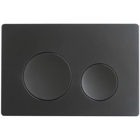 Кнопка смыва Veconi FLUSH V2, FLV2-B, 240х162х10, пластик, черный матовый