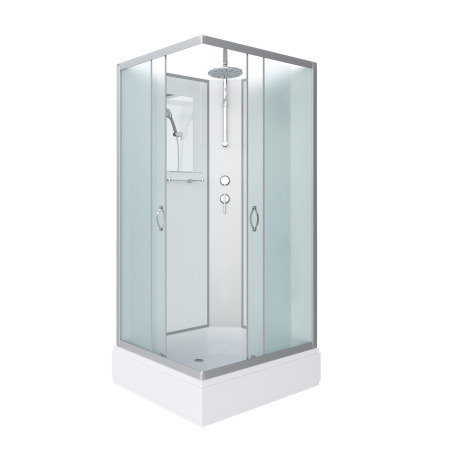 Душ.каб. NG-33984-14QBKT (900х800х2100) средний поддон (26см) стекло МАТОВОЕ 4 места