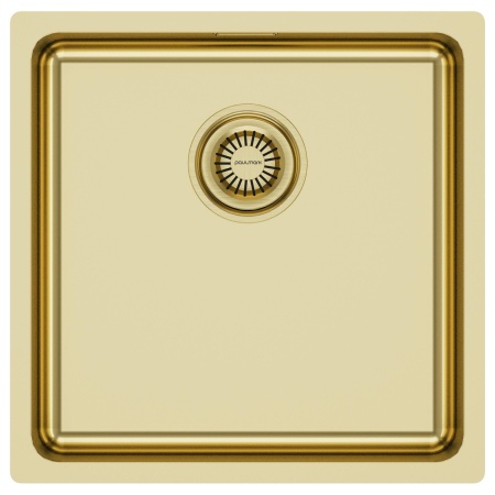 Мойка нерж. сталь VISTA 44, PM304444-LG, светлое золото, 440х440мм, Paulmark