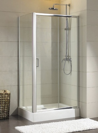 Душевой уголок BRAVAT Line без поддона одна раздвижная дверь 1200x800x2000 BS120.3101A