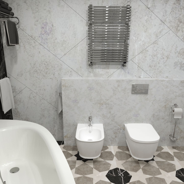 Комплект инсталляции и унитаза 7 в 1 Lavinia Boho Relfix Bell Pro Rimless 75110028