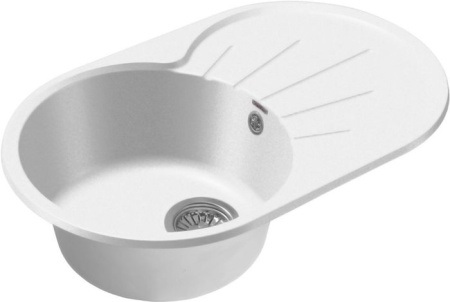 Кухонная мойка GranFest RONDO R-750L иней