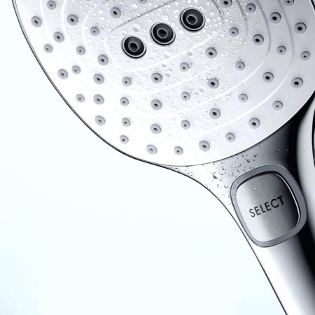 Hansgrohe Raindance Select E120 Air 3jet ручной душ хром-белый матовый 26520400