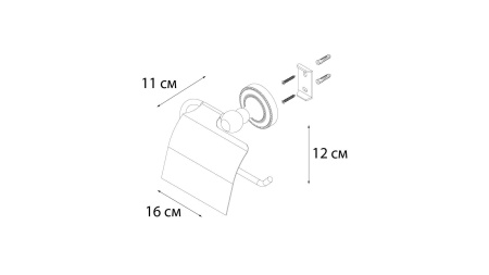 Бумагодержатель Fixsen Antik FX-61110
