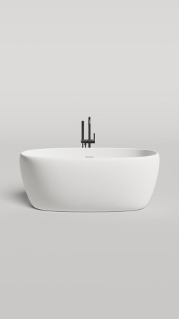 Ванна отдельностоящая Salini LUCE 150x75 покраска по RAL полностью, S-Stone, матовый 100122MF