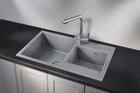 Мойка для кухни Granula 8201 алюминиум, 82х50 см, прямоугольная