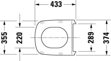 Сиденье для унитаза Duravit DuraStyle 0063710000