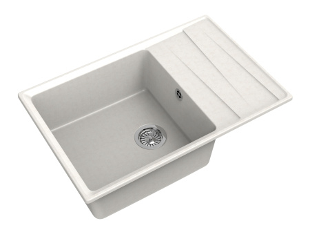 Кухонная мойка GranFest LEVEL LV-760L белый