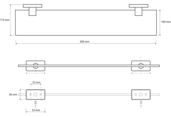 Полочка Bemeta Niki 153102042