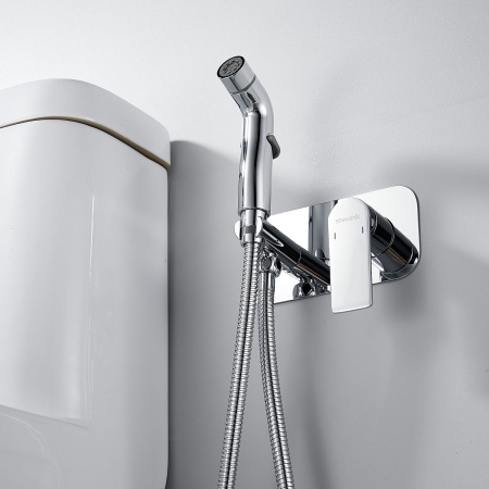 Гигиенический душ со смесителем Shevanik S6805-1, хром