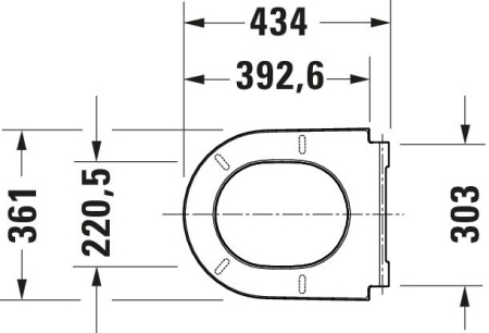 Сиденье для унитаза Duravit D-Neo 0021690000