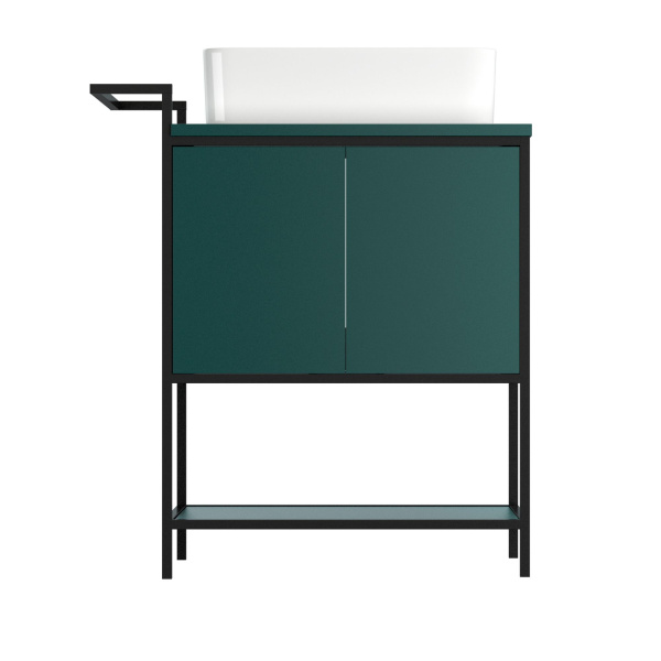 Тумба под раковину напольная Cersanit BOTANIQUE 80 для CREA 50 зелёный, 63014