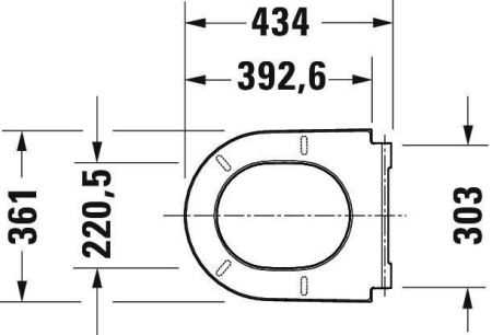 Сиденье для унитаза Duravit D-Neo 0021610000