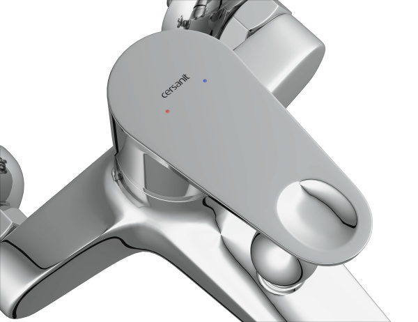Смеситель для ванны Cersanit CARI однорычажный, 63026