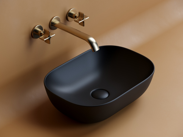 Умывальник Ceramicanova чаша накладная прямоугольная Element 455x325x135мм