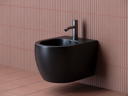 Подвесное биде Ceramicanova Play, черный матовый, CN3002MB