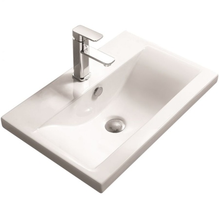 Раковина керамическая (врезная сверху)  SantiLine SL-2101 (50)