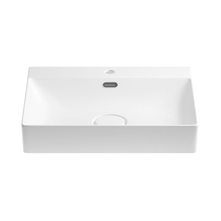 Раковина для ванной Wellsee DeSire 201000959 в наборе 2 в 1: прямоугольная раковина белого глянцевого цвета, смеситель в цвете розовое золото