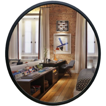 Зеркало Silver Mirrors Manhetten d770 ФР-00001425 круглое, металлическая рама