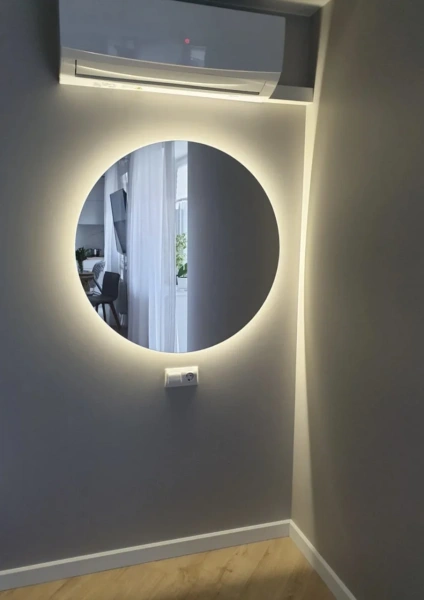 Зеркало EMZE Led SW D80 (c подсветкой)