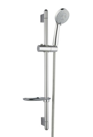 Душевой комплект Bravat Eco D152CP-1A-RUS штанга, шланг, лейка 3 режима, мыльница