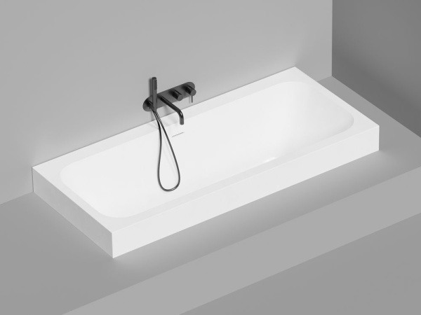Ванна встраиваемая Salini ORLANDA AXIS KIT 180x80 покраска по RAL полностью, S-Sense, матовый 103312MF