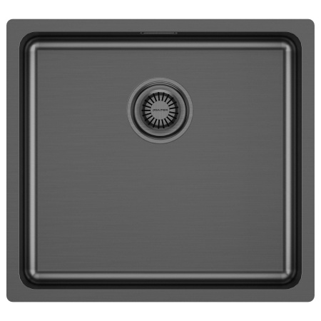Мойка нерж. сталь VISTA 48, PM304844-GM, вороненая сталь, 480х440мм, Paulmark