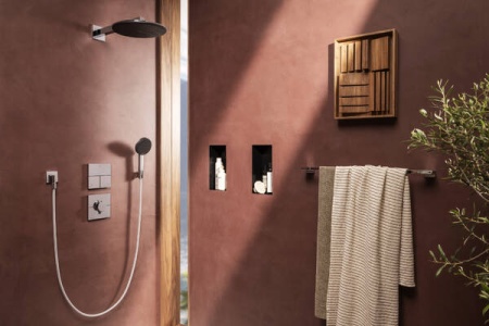 Клапан для скрытой установки Hansgrohe ShowerSelect Comfort S. 15573000. хром 15573000