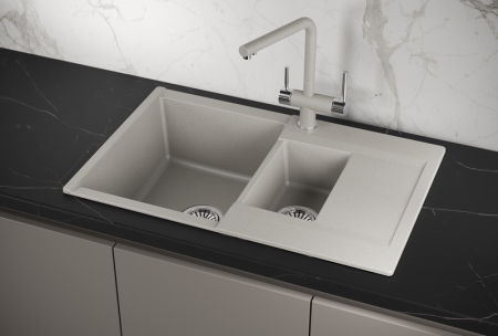 Мойка для кухни Granula Estetica 7808 базальт, 78х50 см, прямоугольная