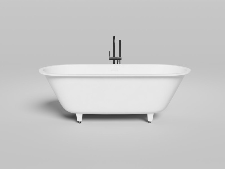 Ванна встраиваемая Salini ORNELLA AXIS 180x80 покраска по RAL полностью, S-Sense, глянцевый 103511GF