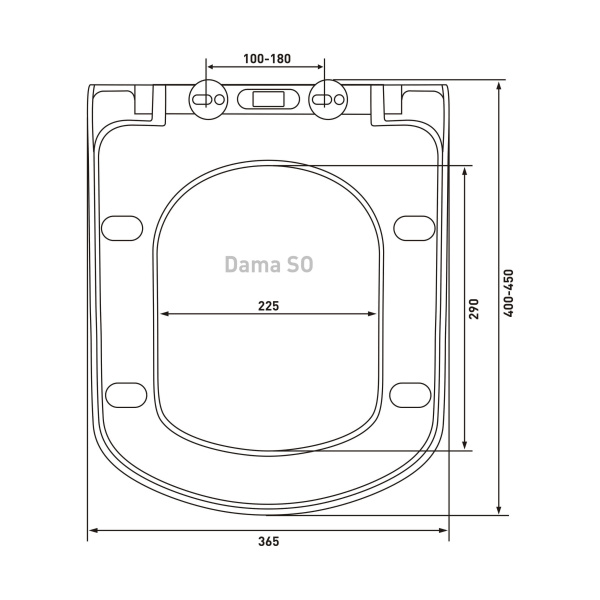 Сиденье BERGES Dama SO
