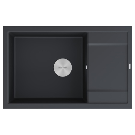 Мойка FLUGEN 60, IT-GRANIT, PM317850-AN, антрацит, 780х500 мм, Paulmark
