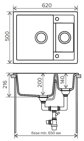 Кухонная мойка TOLERO Classic R-109 №102 Сафари