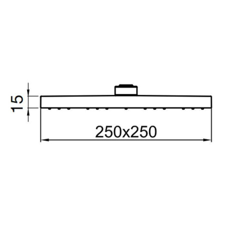 Верхний душ Webert Comfort AC1012560BRASS, черный