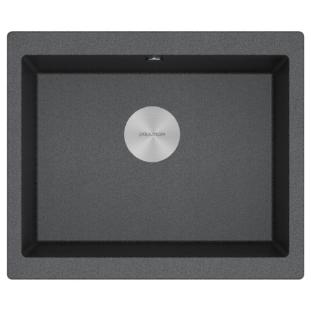Мойка GERA 60, IT-GRANIT, PM205546-DG, графит, 555х460, подст. мон. Paulmark