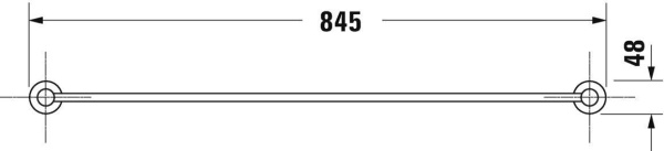 Полотенцедержатель Duravit D-Code 845 0099231000