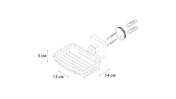 Мыльница решетка Fixsen Metra FX-11109
