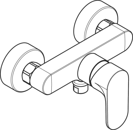 Hansgrohe Rebris S Смеситель для душа черный матовый 72640670