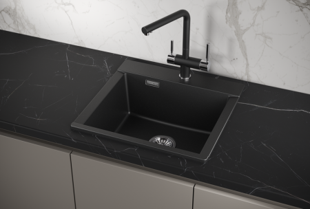 Мойка для кухни Granula Estetica 5201 шварц, 52х50 см, прямоугольная