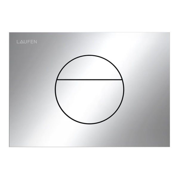 Laufen INEO SUNRISE Клавиша смыва, цвет: хром глянцевый 9.0011.2.004.000.1