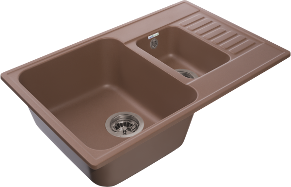 Кухонная мойка GranFest QUARZ 21К терракот